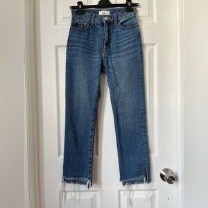 Mila Owen Denim Cropped Straight Leg Jeans Size 00